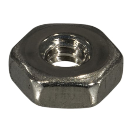 Midwest Fastener Hex Nut, #6-32, 18-8 Stainless Steel, Not Graded, 30 PK 61235